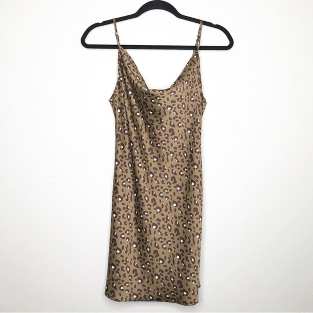 Urban outfitters Cowl Neck Leopard Mini Dress - Picture 3 of 4